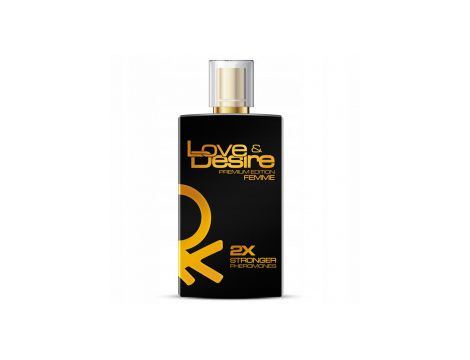 Feromony damskie Love Desire Złoty 100 ml - 3